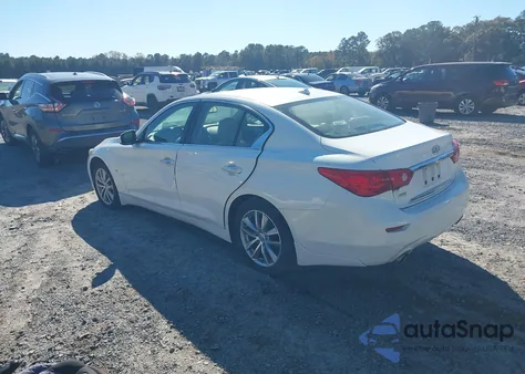 2015 Infiniti Q50 Premium from USA, damaged, VIN JN1BV7AR1FM410682